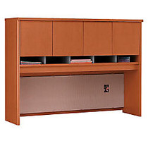 Bush Business Furniture Components Collection 60 inch; Wide Hutch, 43 inch;H x 58 7/8 inch;W x 15 3/8 inch;D, Auburn Maple, Standard Delivery Service
