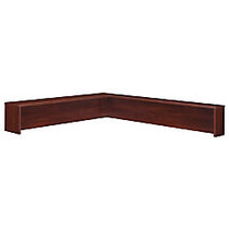 Bush Business Furniture Components Collection Reception L-Shelf, 14 inch;H x 77 inch;W x 71 inch;D, Hansen Cherry, Standard Delivery Service