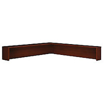 Bush Business Furniture Components Collection Reception L-Shelf, 14 inch;H x 77 inch;W x 71 inch;D, Mahogany, Standard Delivery Service