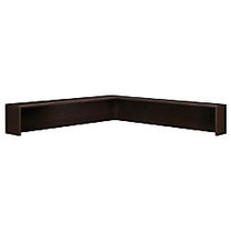 Bush Business Furniture Components Collection Reception L-Shelf, 14 inch;H x 77 inch;W x 71 inch;D, Mocha Cherry, Premium Installation Service