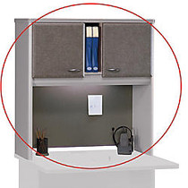 Bush Office Advantage 36 inch; Storage Overhead, 36 1/2 inch;H x 35 5/8 inch;W x 13 7/8 inch;D, Spectrum/Pewter, Standard Delivery