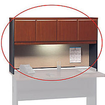 Bush Office Advantage 60 inch; Hutch, 36 1/2 inch;H x 59 5/8 inch;W x 13 7/8 inch;D, Hansen Cherry/Galaxy, Premium Installation Service