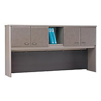 Bush Office Advantage 72 inch; Hutch, 36 1/2 inch;H x 71 5/8 inch;W x 13 7/8 inch;D, Spectrum/Pewter, Standard Delivery