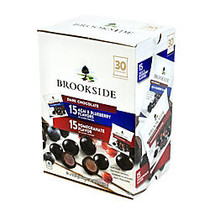 Brookside Dark Chocolate Superfruit Candy, 0.8 Oz, Box Of 30 Packs