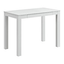 Altra Parsons Desk, 30 inch;H x 39 inch;W x 19 7/10 inch;D, White