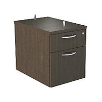 Alera SedinaAG 2-Drawer Hanging Pedestal, 19 inch;H x 15 3/8 inch;W x 22 inch;D, Espresso