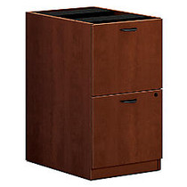 basyx; by HON BL Series 2-Drawer Pedestal File Cabinet, 27 3/4 inch;H x 15 5/8 inch;W x 21 3/4 inch;D, Medium Cherry