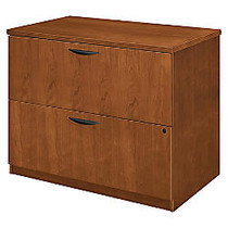 Basyx&trade; BW Series 2-Drawer Lateral File, 29 1/2 inch;H x 36 inch;W x 24 inch;D, Bourbon Cherry