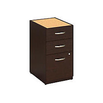 Bush Business Furniture Components Elite 16 inch; Wide 3 Drawer Pedestal, 28 7/8 inch;H x 15 3/4 inch;W x 20 3/8 inch;D, Mocha Cherry, Standard Delivery Service