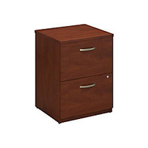 Bush Business Furniture Components Elite 24 inch; Wide 2 Drawer Pedestal, 29 7/8 inch;H x 20 5/8 inch;W x 20 5/8 inch;D, Hansen Cherry, Standard Delivery Service