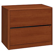 HON; 10700 Series Laminate Lateral File Cabinet, 29 1/2 inch;H x 36 inch;W x 20 inch;D, Cognac