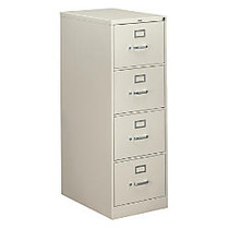 HON; 310-Series 4-Drawer Letter File, Light Gray