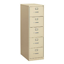 HON; 310-Series 5-Drawer Legal File, Putty