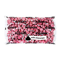Hershey's; Kisses Milk Chocolates, 66-Oz Bag, Pink