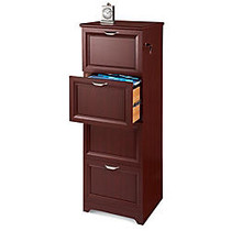 Realspace; Magellan Collection 4-Drawer Vertical File Cabinet, 54 inch;H x 18 3/4 inch;W x 19 inch;D, Classic Cherry