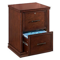 Realspace; Premium Wood File Cabinet, 2 Drawers, 30 inch;H x 21 inch;W x 18 9/10 inch;D, Dark Cherry