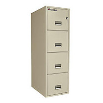 Sentry;Safe FIRE-SAFE; 4-Drawer Vertical File Cabinet, 53 3/5 inch;H x 16 3/5 inch;W x 25 inch;D, Putty