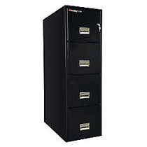 Sentry;Safe FIRE-SAFE; 4-Drawer Vertical File Cabinet, 53 5/8 inch;H x 16 5/8 inch;W x 31 inch;D, Black