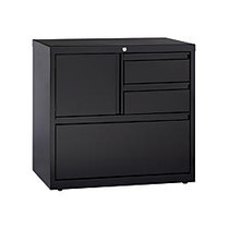 WorkPro; Personal Storage Center Lateral File, 28 inch;H x 30 inch;W x 18 5/8 inch;D, Black