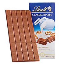 Lindt Classic Recipe Bars, Milk Chocolate Pretzel, 4.2 Oz, Box Of 12