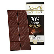 Lindt Excellence Chocolate, 70% Dark Chocolate Bars, 3.5 Oz, Box Of 6