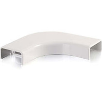 C2G Wiremold Uniduct 2800 Bend Radius Compliant Flat Elbow - White