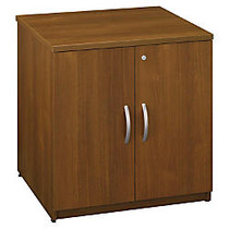 Bush Business Furniture Components Collection 30 inch; Wide Storage Cabinet, 29 7/8 inch;H x 35 3/4 inch;W x 23 3/8 inch;D, Warm Oak, Standard Delivery Service