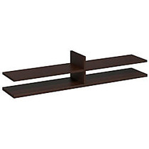 Bush Business Furniture Components Elite Collection Standing Table Desk Shelf Kit, 60 inch;W x 12 1/2 inch;D, Mocha Cherry, Standard Delivery Services
