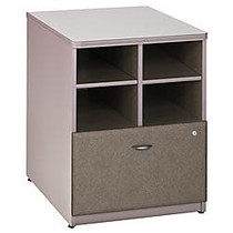 Bush; Office Advantage 24 inch; Storage Cabinet, 29 7/8 inch;H x 23 5/8 inch;W x 23 3/8 inch;D, Spectrum/Pewter, Standard Delivery Service