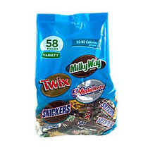 Mars Chocolate Fun-Size Variety Mix, 29.7 Oz, Bag Of 58 Pieces