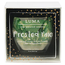 Luma Holiday Candle, 3 1/4 inch;H x 3 1/4 inch;W x 3 1/4 inch;D, Red/Green