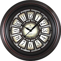 FirsTime; Majestic Hollow Wall Clock, 29 inch; x 2 inch;, Aged Espresso