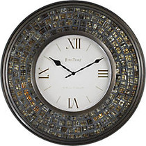 FirsTime; Mirrored Mosaic Wall Clock, 13 inch; x 1 inch;, Multicolor