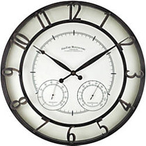 FirsTime; Park Outdoor Wall Clock, 18 inch;, Oil-Rubbed Bronze