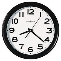 Howard Miller; Kenwick 13 1/2 inch; Round Wall Clock, Black/White