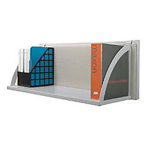 basyx by HON; Verse Hanging Storage Shelf, 14 1/2 inch;H x 30 inch;W x 14 inch;D, Gray