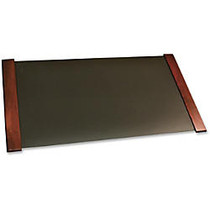 Carver Contemporary Wood Desk Pad - Rectangle - 38 inch; Width x 21 inch; Depth - Foam - Wood - Mahogany