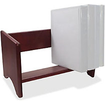 Carver Wood Binder Rack - 16 x Binder - 1 Compartment(s) - 10 inch; Height x 17 inch; Width x 10 inch; Depth - Desktop - Mahogany - Hardwood - 1Each