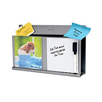 Deflect-o DocuPocket My Style Stainless Wall Pocket - Wall Mountable, Desktop - Steel - 1Each