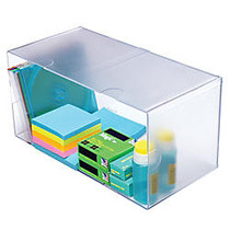 Deflect-O; Stackable Double Cube, 12 inch;H x 6 inch;W x 6 inch;D, Clear