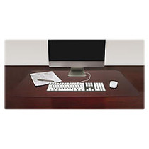 Lorell Desk Pad - Rectangle - 36 inch; Width x 20 inch; Depth - Polyvinyl Chloride (PVC) - Clear