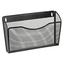 Office Wagon; Brand Mesh Wall Letter File, Black