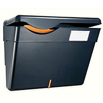 OIC; 30% Recycled Security Wall File With Lid, Letter Size, Black