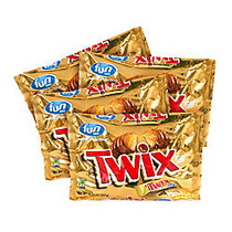 Twix Caramel Fun-Size Candy, 10.83 Oz Bag, Pack Of 4 Bags