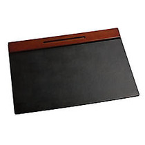 Rolodex; Wood Tones&trade; Desk Pad, 19 inch; x 24 inch;, Mahogany