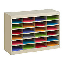 Safco; E-Z Stor; Steel Literature Organizer, 24 Compartments, 25 3/4 inch;H, Tropic Sand