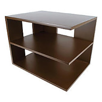 Victor; Mocha Brown Collection&trade; Corner Shelf, 13 1/2 inch;H x 13 1/2 inch;W x 10 1/2 inch;D, Brown
