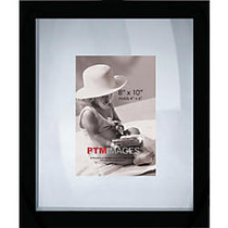 PTM Images Photo Frame, Double Glass, 8 inch;H x 10 inch;W, Black
