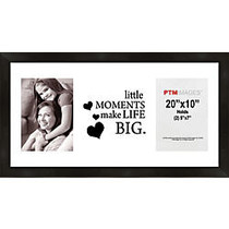 PTM Images Photo Frame, Little Moments, 22 inch;H x 1 1/4 inch;W x 12 inch;D, Black