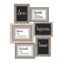 PTM Images Photo Frame, You And Me, 17 7/8 inch;H x 1/4 inch;W x 28 7/8 inch;D, Black/White